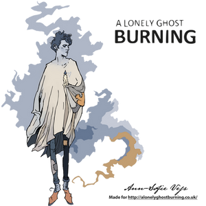 Logo - A Lonely Ghost Burning