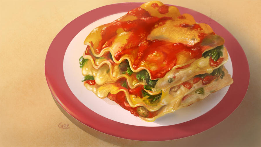 Food - lasagna