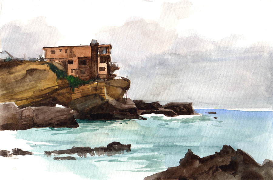 House on Cliff