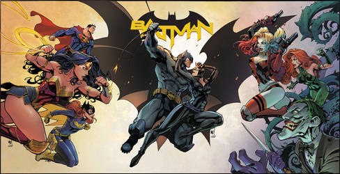 Joe Mad Batman Exclusive Cover Coloring