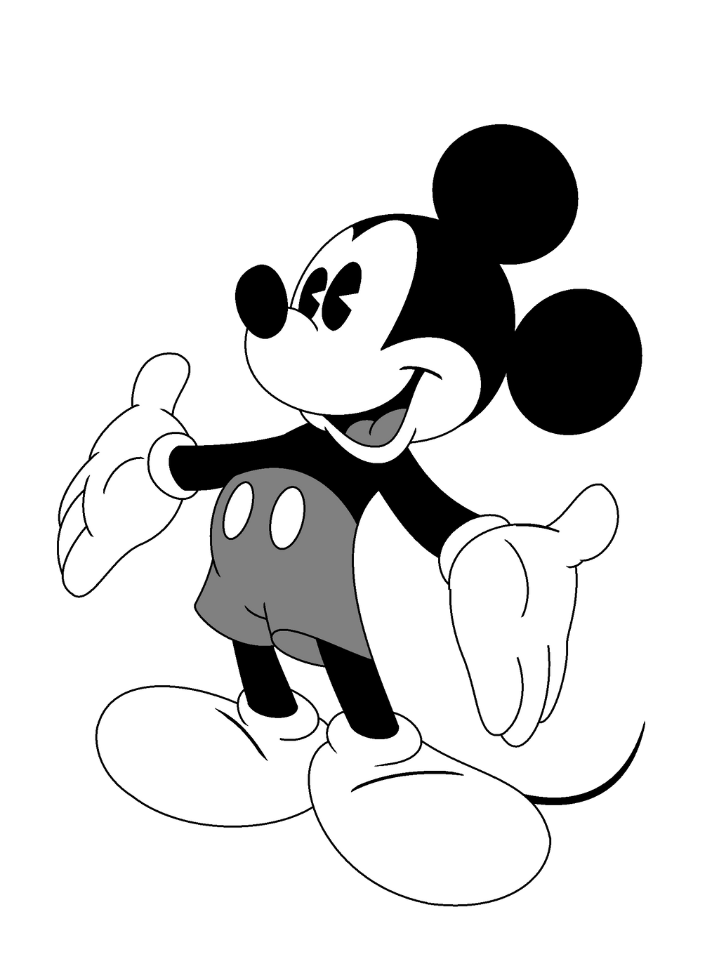 Mickey Mouse Head Png Image Black And White Mickey Mouse Clipart Transparent Png 5643371 Pinclipart