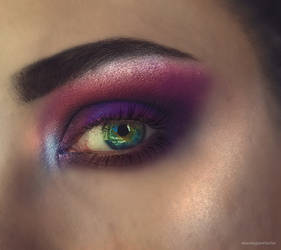 Purple Eye Look