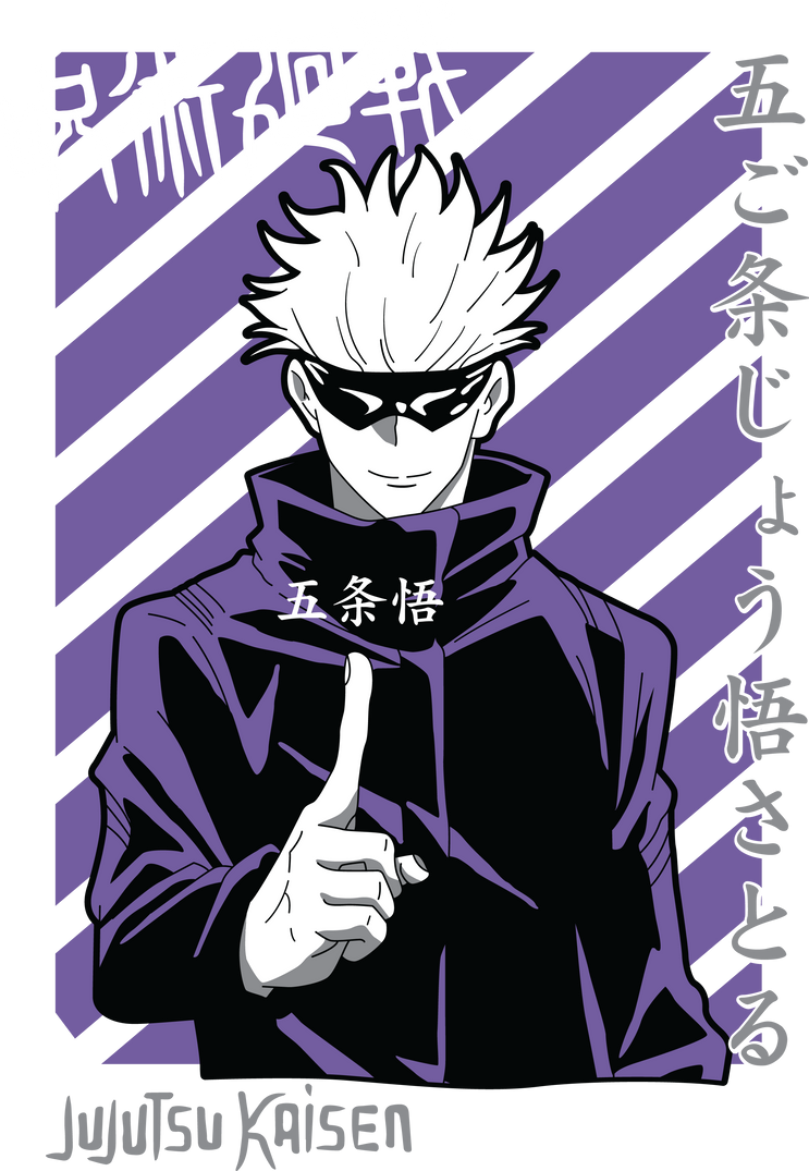 Gojo infinity Anime Design by MrThorX on DeviantArt