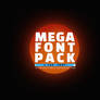 .mega font pack | for 5k watchers
