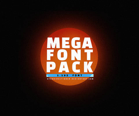 Mega Font Pack For 5k Watchers By Serendipify On Deviantart