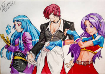 KoF - Kula Iori and Athena