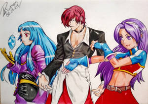 KoF - Kula Iori and Athena