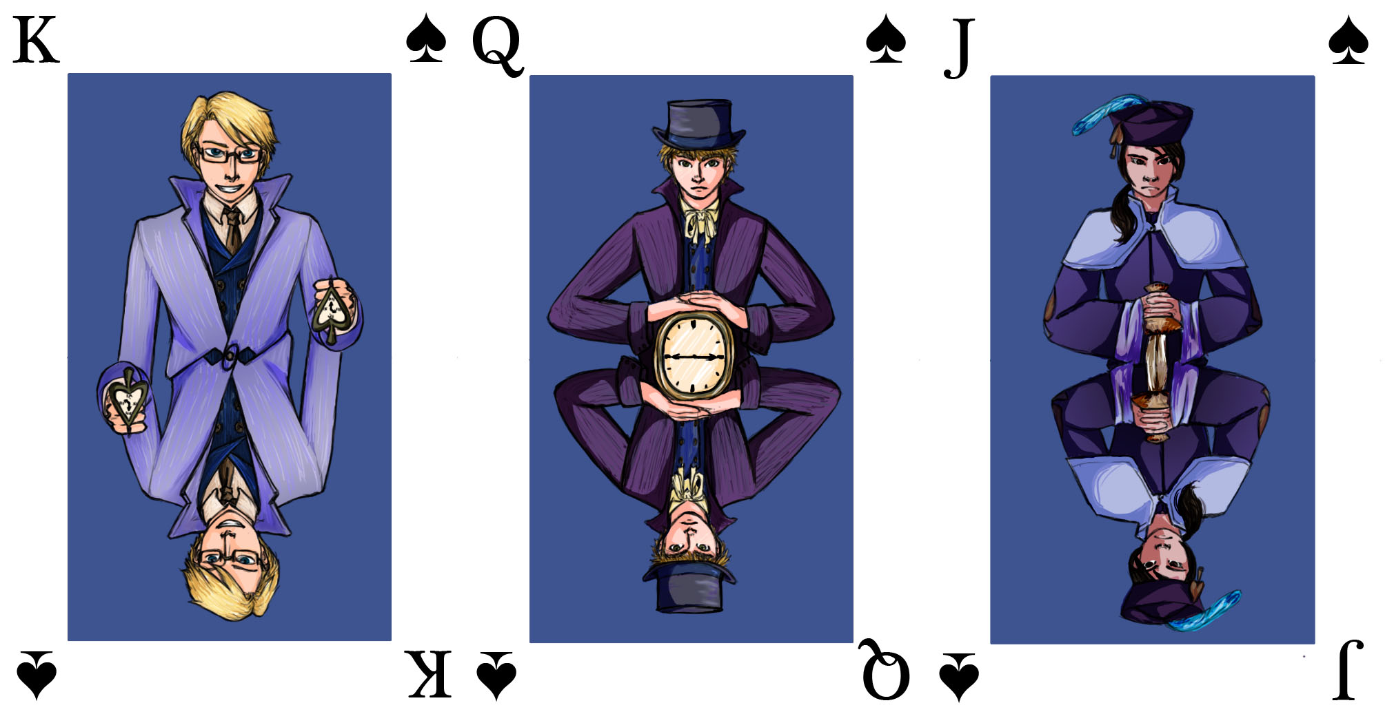 Hetalia Cards - Spades