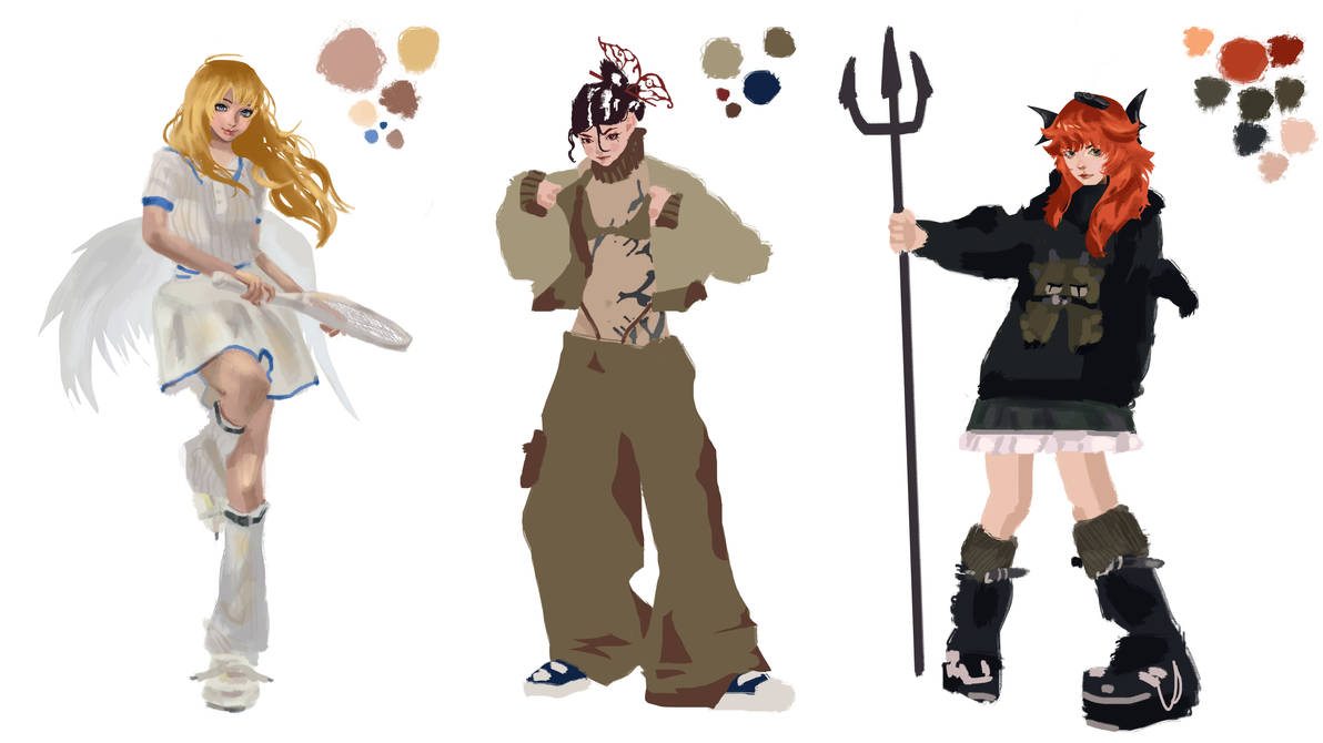 Characters Design by DAspadesz1 on DeviantArt