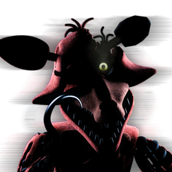 Withered Foxy render