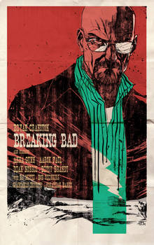 Breaking Bad western style poster