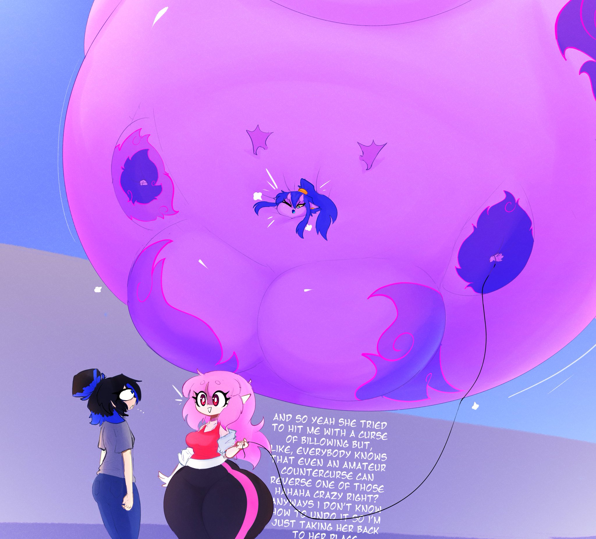 I Inflation Deviantart Vile Inflation And Fat Elise And Viola by joverboard75 on DeviantArt