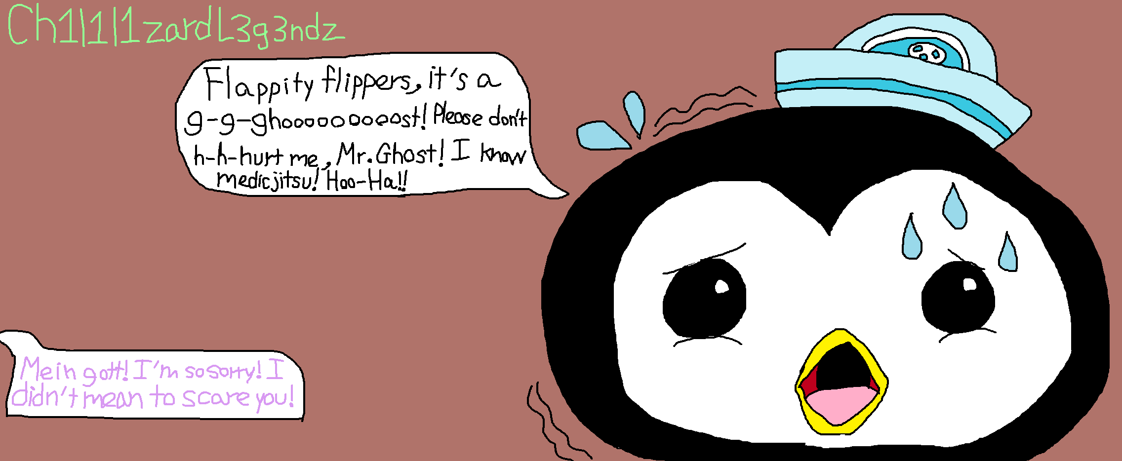 Peso Penguin S Big Scare By Ch1l1l1zardl3g3ndz On Deviantart Peso Penguin S Big Scare By Ch1l1l1zardl3g3ndz On Deviantart