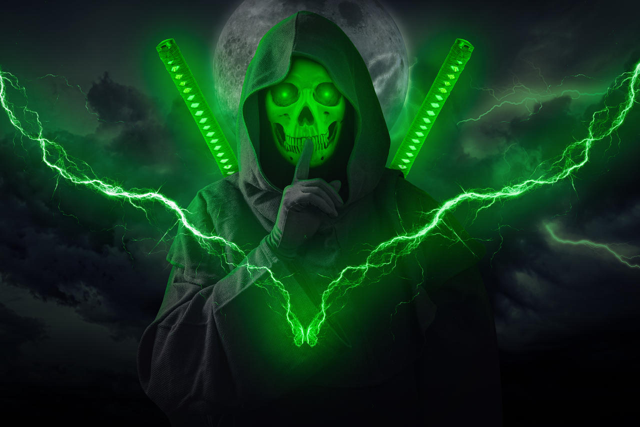 Grim Reaper with Samurai Swords in Moonlight by Deaneboy77 on DeviantArt