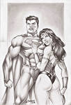 SUPERMAN AND WONDER WOMAN !!!