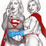 SUPERGIRL and POWERGIRL, ON E-BAY AUCTION NOW !!!