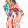 SUPERGIRL and WONDER WOMAN, SALE ON E-BAY NOW !!!