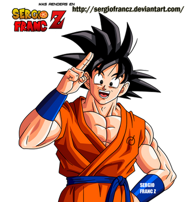 Goku Forma base de perfil Dragon Ball Super by robertDB on DeviantArt