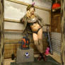 Tank Girl Cosplay-Helmet, Hat Hair + Not Much Else