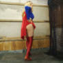 Supergirl shows her cheeky side...