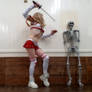 SAO Cosplay - Asuna showing how sharp her blade is