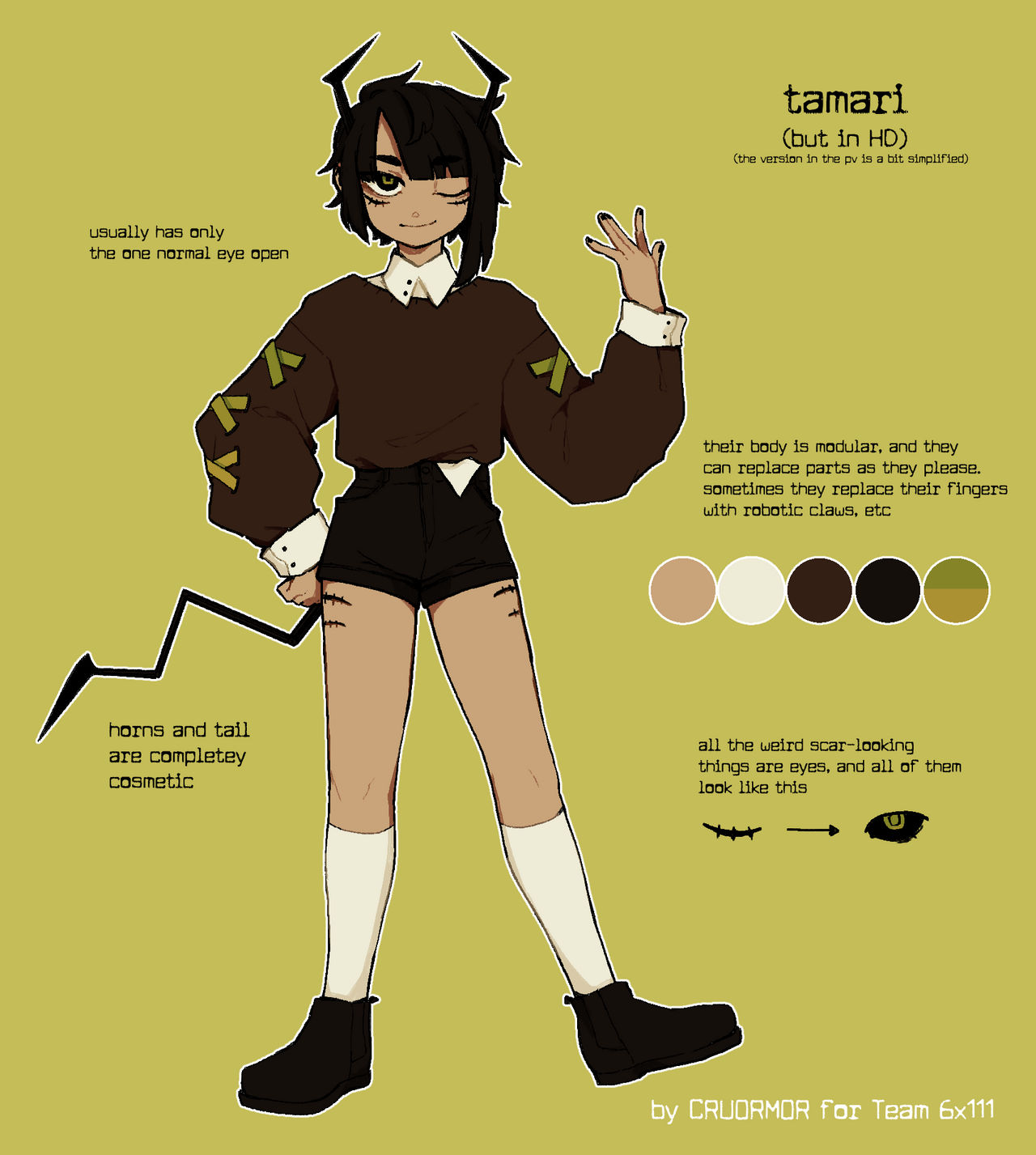 tamari ref by CRUORMORS on DeviantArt