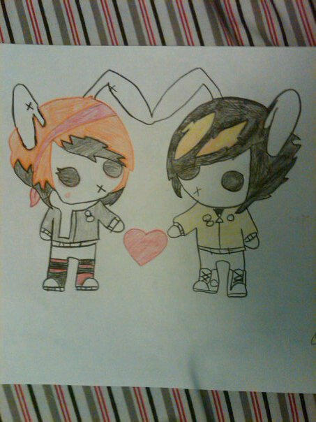 Emo bunny love by Scoutthedoggie on DeviantArt