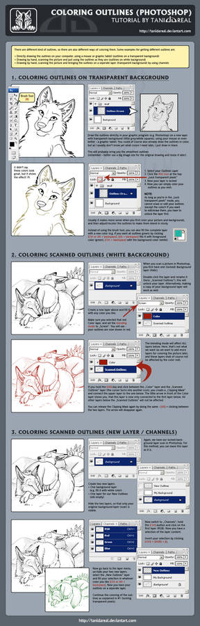 Tutorial - Coloring outlines
