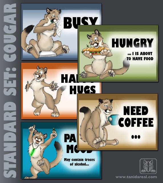 Mood Badge Cougar Set