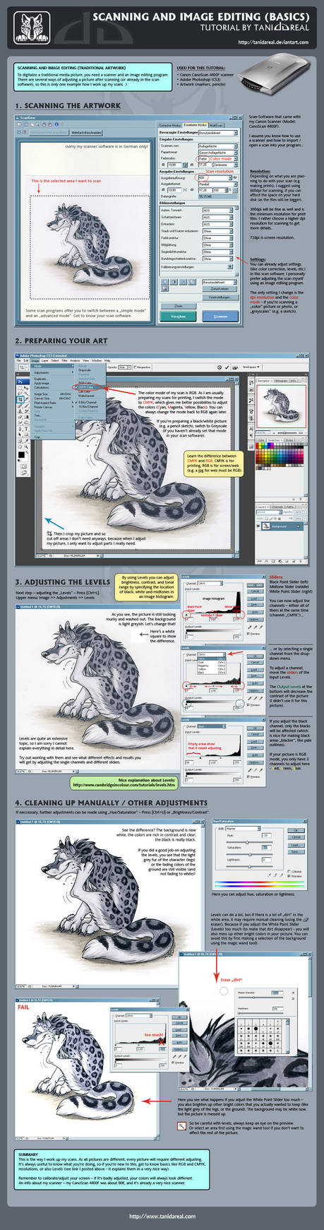 Tutorial - Scanning by TaniDaReal on DeviantArt