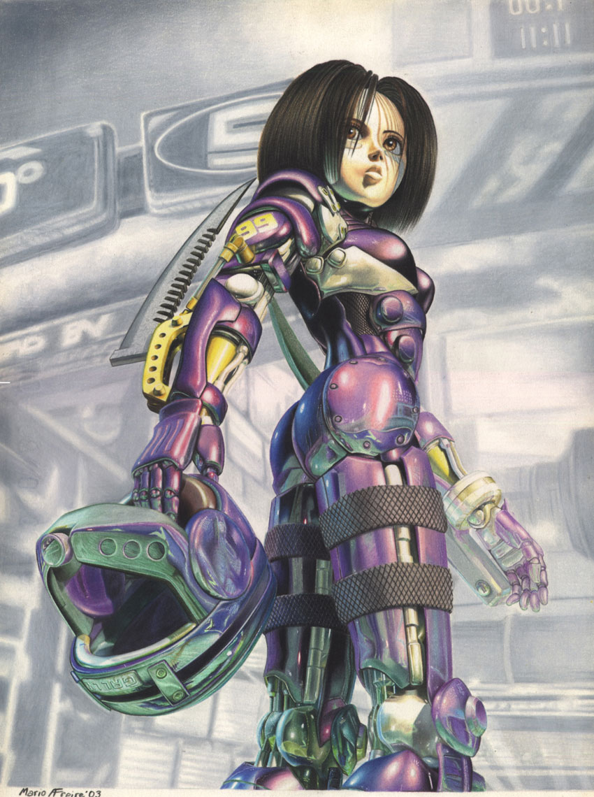 GUNNM fanart by mario-freire