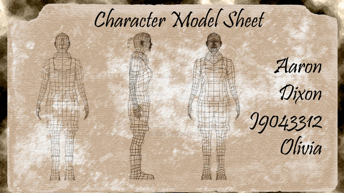 Character Model Sheet by Lilsatan2002 on DeviantArt