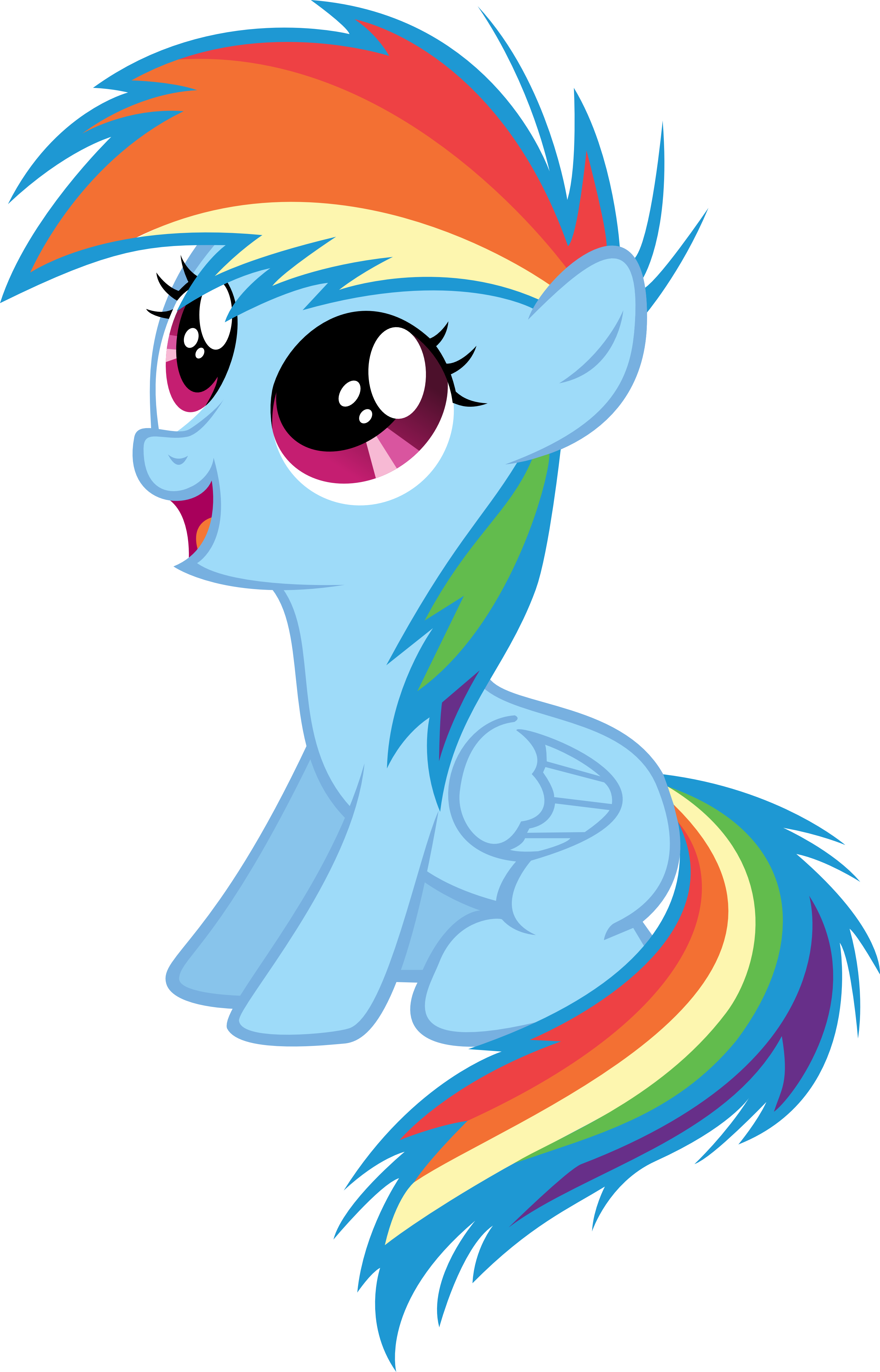 Filly Rainbow Dash