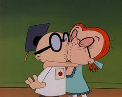 Poindexter Got Kissed!