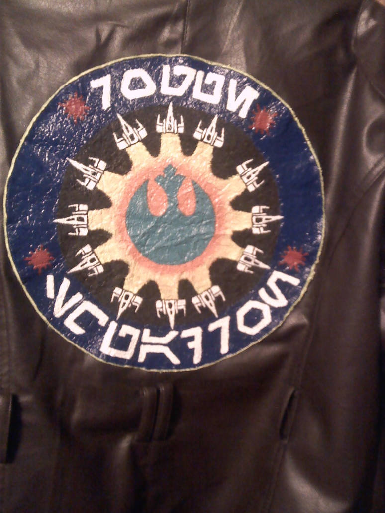 Wedge Antilles jacket back crest by YazVolKanik