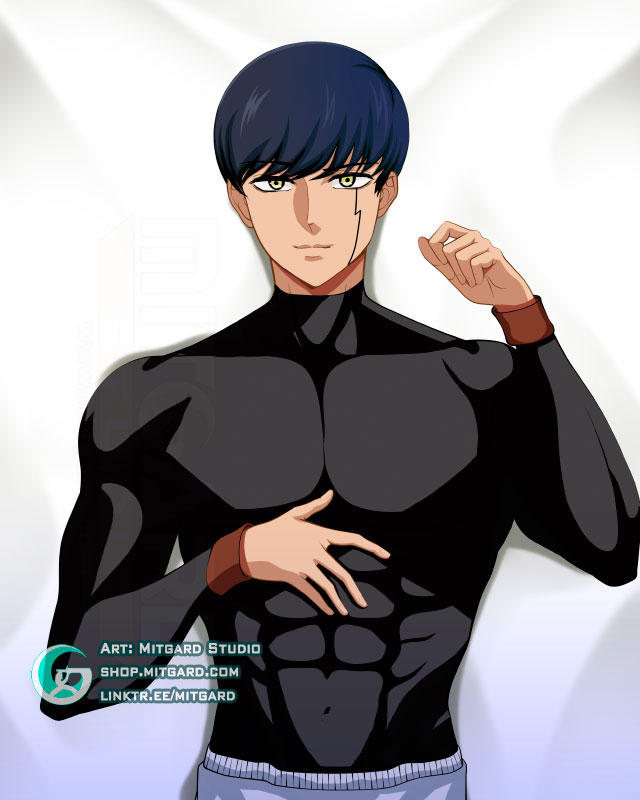 Mash - MASHLE: MAGIC AND MUSCLES - Dakimakura by mitgard-knight on