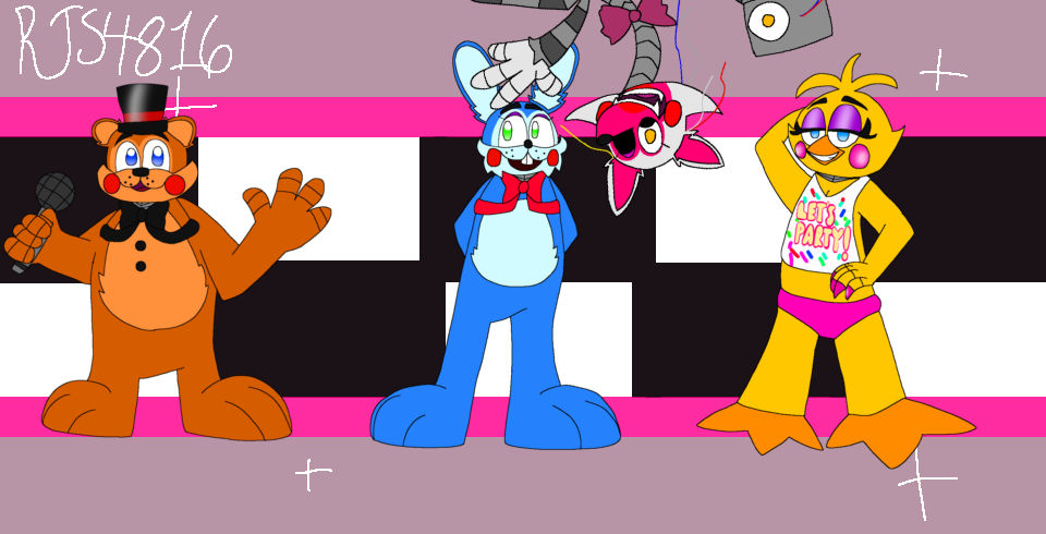 FNaF: 2000s Gijinka Toy Animatronics (FNAF2) by Sweetwolf05 on DeviantArt