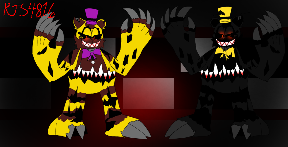 Nightmare and Fredbear (FNaF 4) by ArtMama113 on DeviantArt