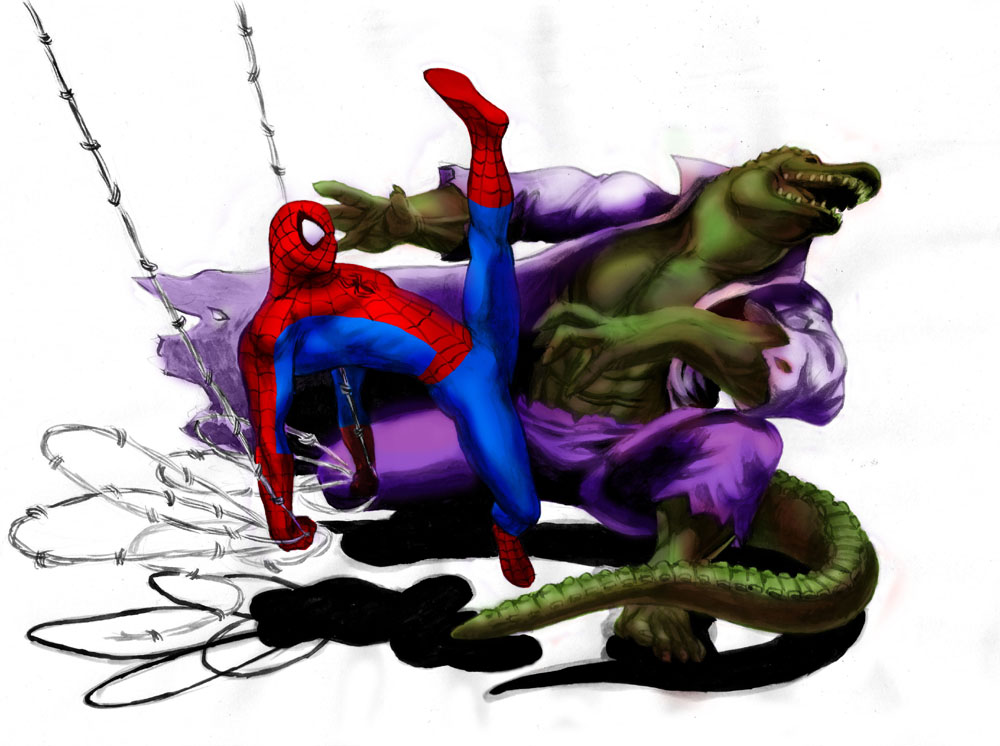 All-New Amazing Spiderman VS The Lizard by TakkunArt on DeviantArt