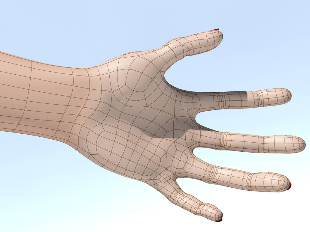 3D Character Wireframe 6 by ulisses3d on DeviantArt