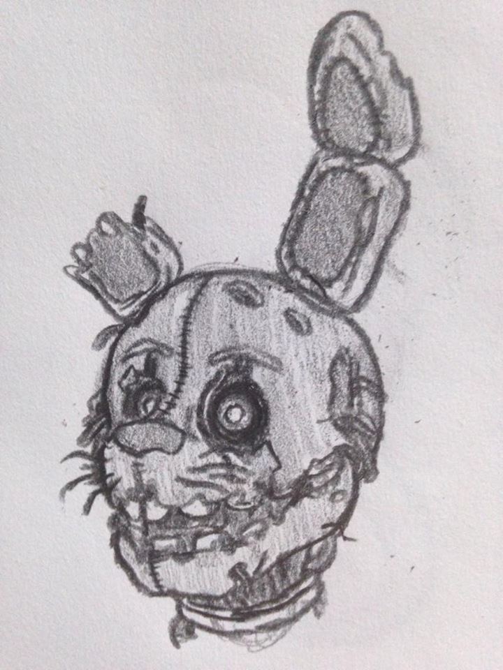 A Springtrap Drawing by CynfulEntity on DeviantArt