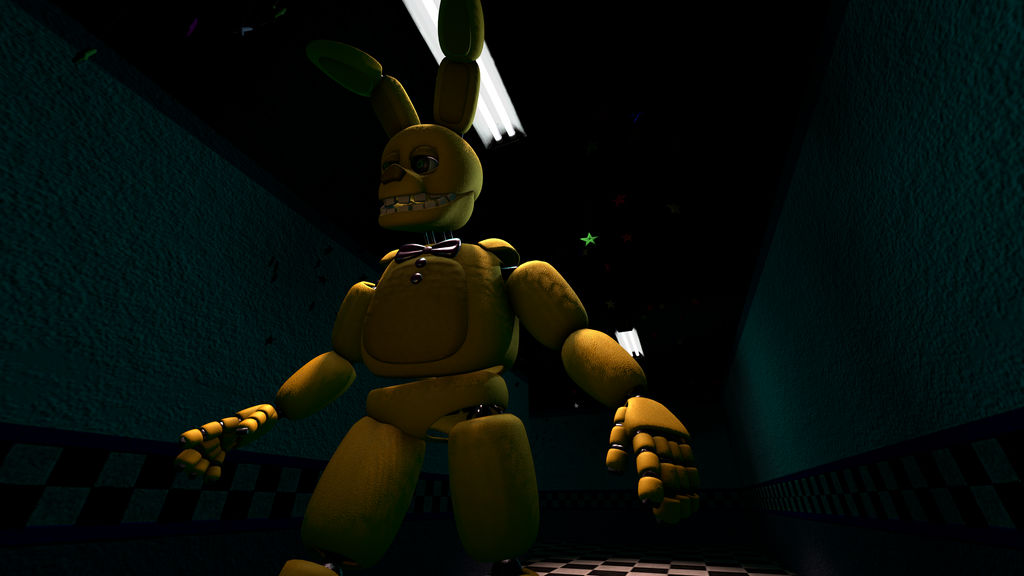 Spring Bonnie SFM Poster by CynfulEntity on DeviantArt