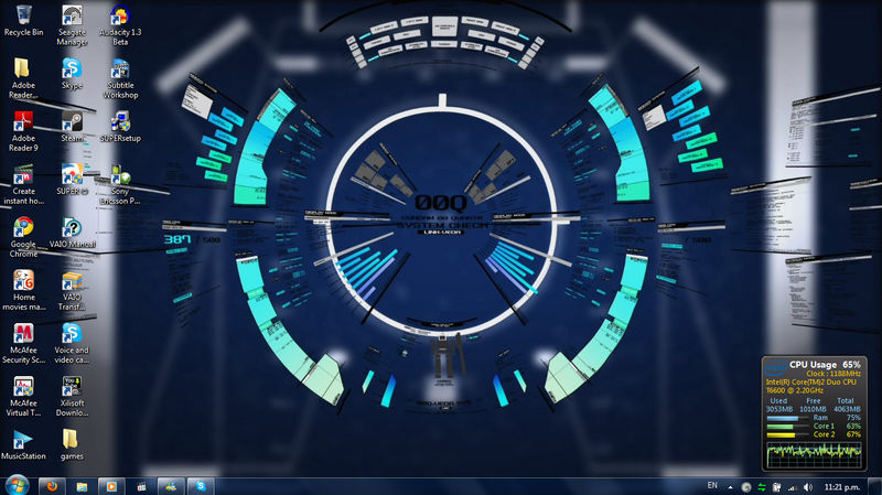 00 Quanta cockpit view desktop