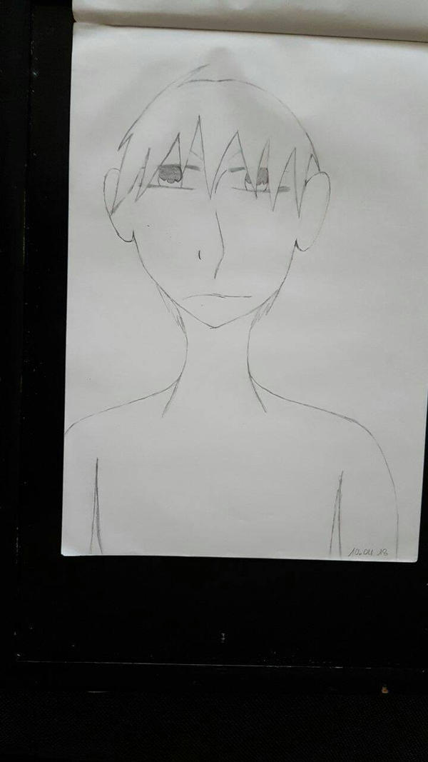 Half finished sketch of a random dude by leonmcfly on DeviantArt