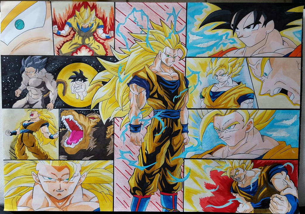 Songoku: Full Transformation to SSJ3 by SonkratosZ on DeviantArt