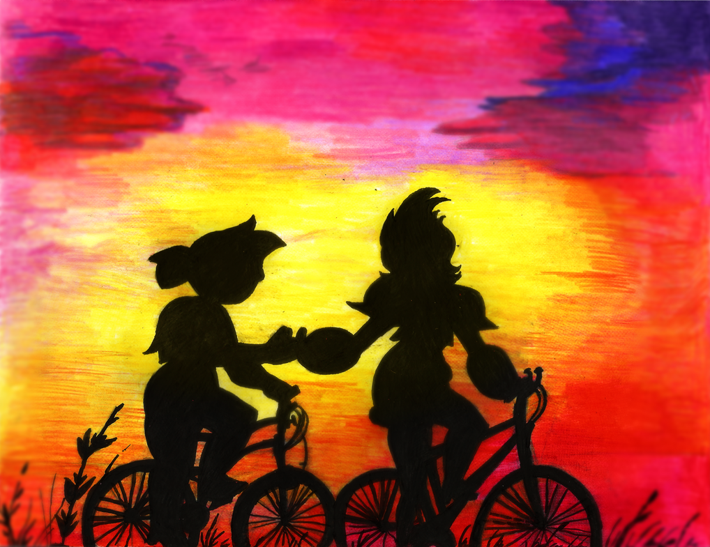 Sunset Bike Ride by TheRScrooge on DeviantArt