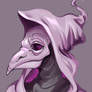 Pastel bird mask