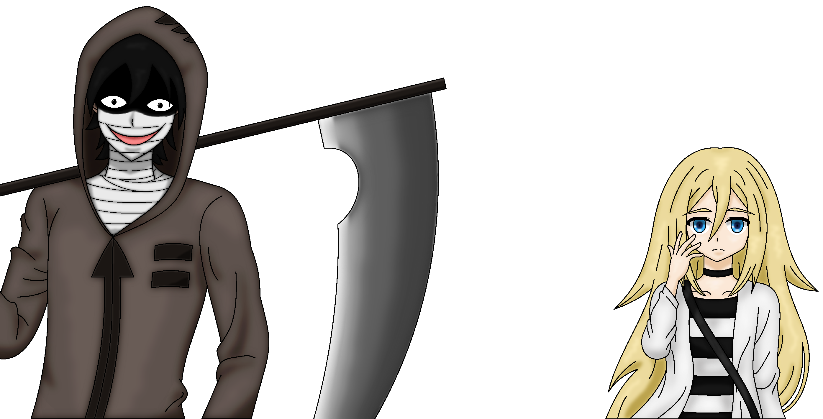 Angels Of Death Wallpaper coloreado By KagamineDanterow On DeviantArt angels-of-death-wallpaper-coloreado-by-kagaminedanterow-on-deviantart