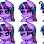 Twilight Sparkle Expression Set