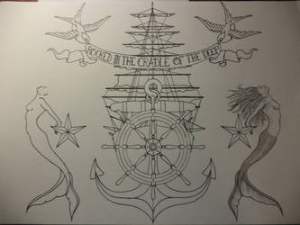 Sailor tattoo WIP 3